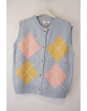 Garde-robe - Gilet - Blauw