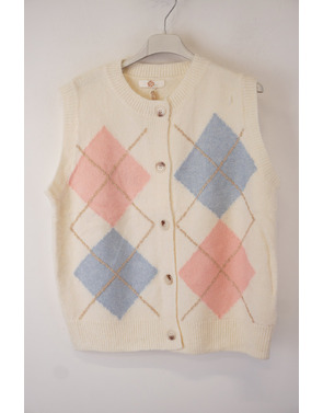 Garde-robe - Gilet - Ecru