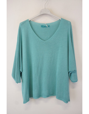 Garde-robe - Pull - Blauw-groen