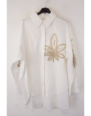 Garde-robe - Blouse - Goud-wit