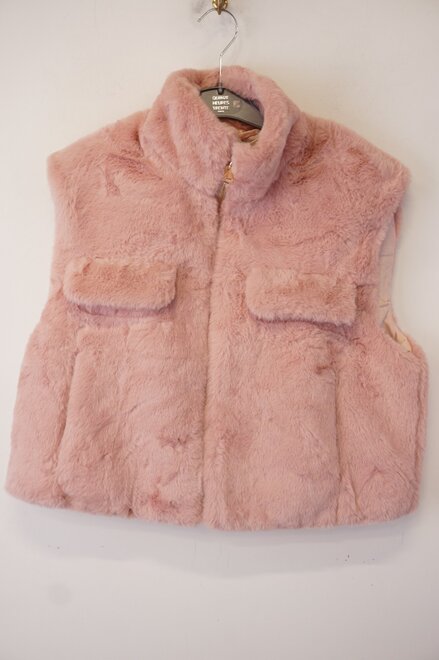 Garde-robe - body warmer - Oud roze
