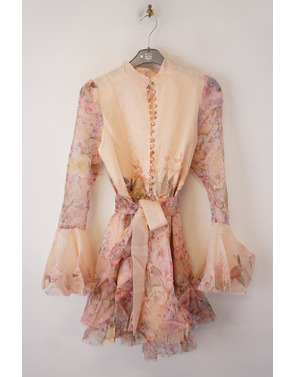 Garde-robe - Kort Kleedje - Zalm-roze