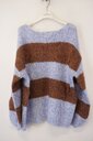 Garde-robe - Pull - Blauw-bruin