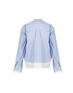 Amelie & Amelie - Blouse - Blauw-groen