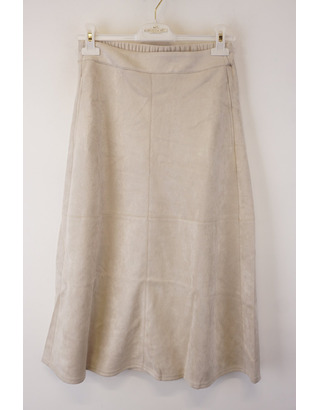 Free/quent - Halflange Rok - Beige