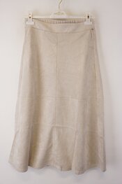 Free/quent - Halflange Rok - Beige