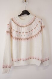 Garde-robe - Pull - Wit-roze