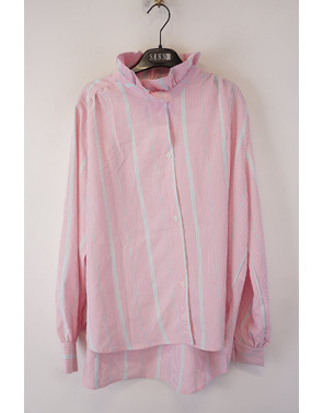 Garde-robe - Blouse - Blauw-roze