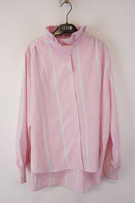 Garde-robe - Blouse - Blauw-roze