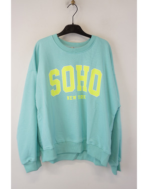 Garde-robe - Pull - Geel-blauw