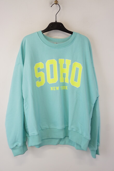 Garde-robe - Pull - Geel-blauw