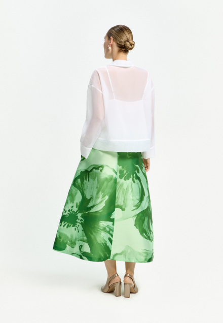 Xandres - Halflange Rok - Groen