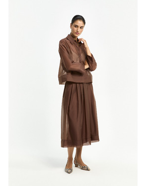 Xandres - Blouse - Bruin