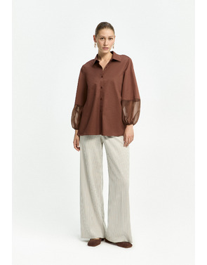 Xandres - Blouse - Bruin