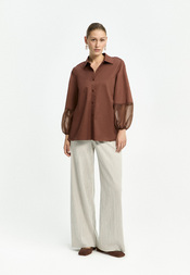 Xandres - Blouse - Bruin