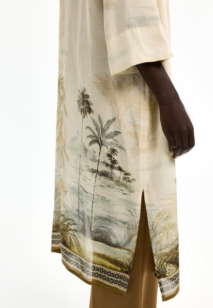 Xandres - Halflang Kleedje - Blauw