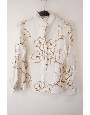 Garde-robe - Blouse - Beige-wit