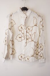 Garde-robe - Blouse - Beige-wit