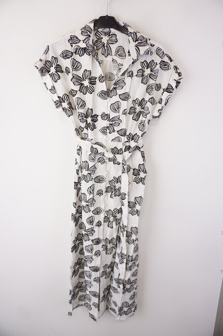 Garde-robe - Lang kleed - Zwart-wit