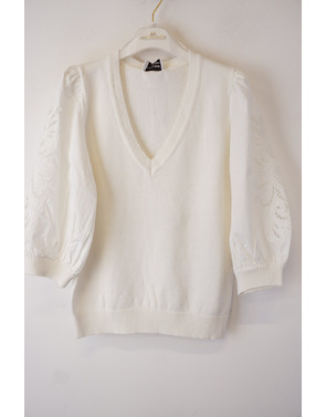 K-design - Pull - Ecru