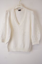 K-design - Pull - Ecru