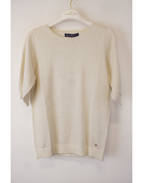 Red Button - Pull - Ecru