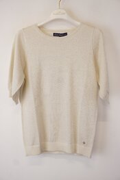 Red Button - Pull - Ecru