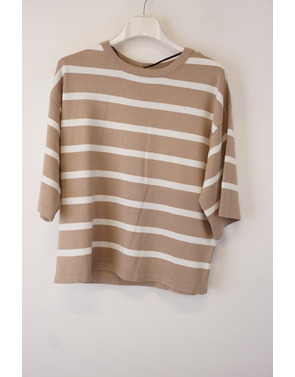 Free/quent - Pull - Beige-wit