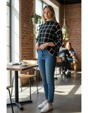 Garde-robe - Pull - Zwart-wit