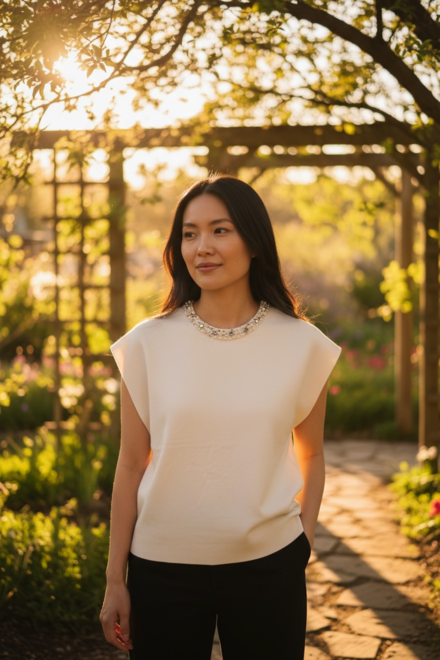 Garde-robe - Pull - Ecru