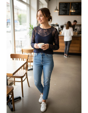 Garde-robe - Top - Marine