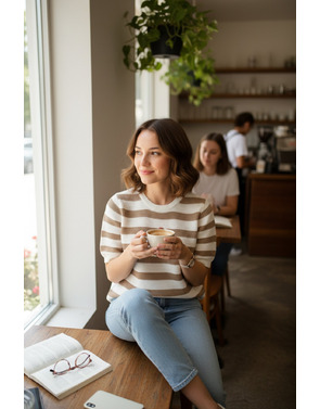 Free/quent - Pull - Beige