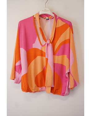 K-design - Blouse - Roze