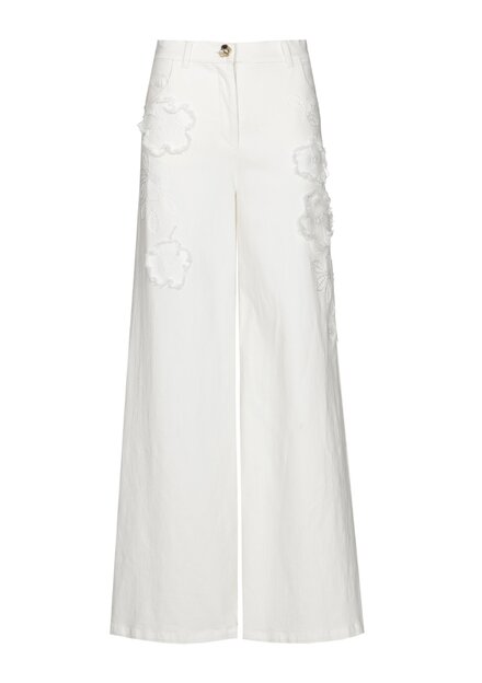 Caroline Biss - Lange Broek - Ecru