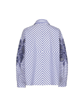 Caroline Biss - Topjes - Wit-blauw