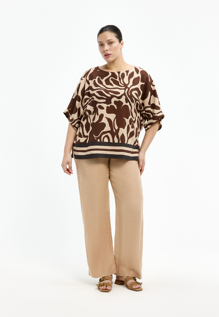 Xandres - Blouse - Bruin