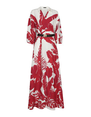 Caroline Biss - Kleedjes - Wit-rood