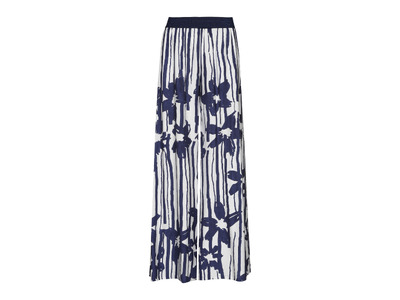 Caroline Biss - Lange Broek - Wit-blauw