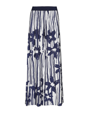 Caroline Biss - Lange Broek - Wit-blauw