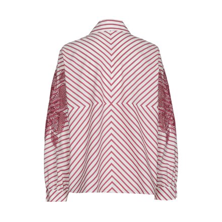 Caroline Biss - Blouse - Wit-rood