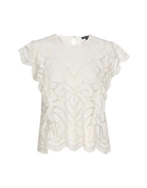 Caroline Biss - Top - Ecru