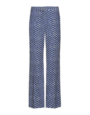 Caroline Biss - Lange Broek - Wit-blauw