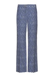 Caroline Biss - Lange Broek - Wit-blauw