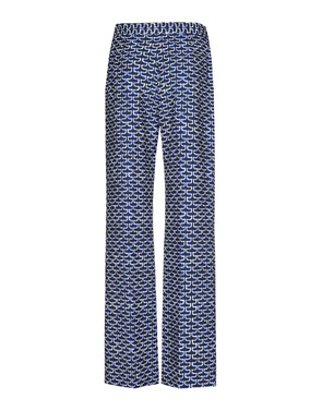 Caroline Biss - Lange Broek - Wit-blauw