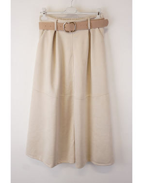 Garde-robe - Lange Rok - Beige