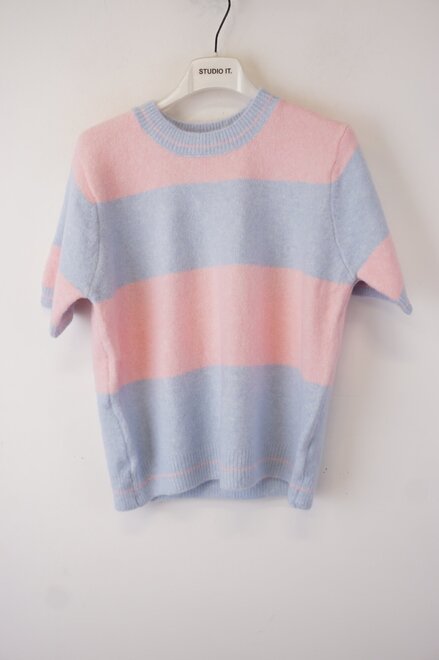 Garde-robe - Pull - Blauw-roze