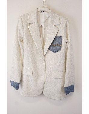 K-design - Blazer - Grijs