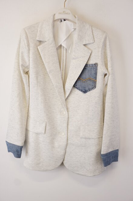 K-design - Blazer - Grijs