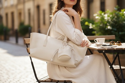 Garde-robe - Handtassen - Ecru