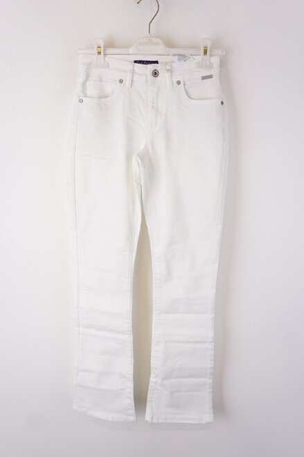 Red Button - Lange Broek - Wit